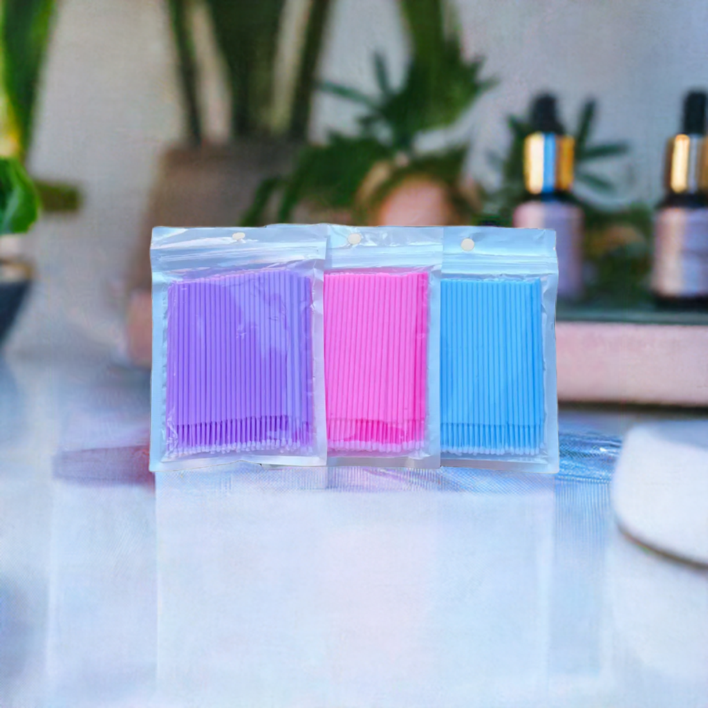 100 pc. Disposable Micro Swab | Eyelash Extension Applicator - Lash Supplies