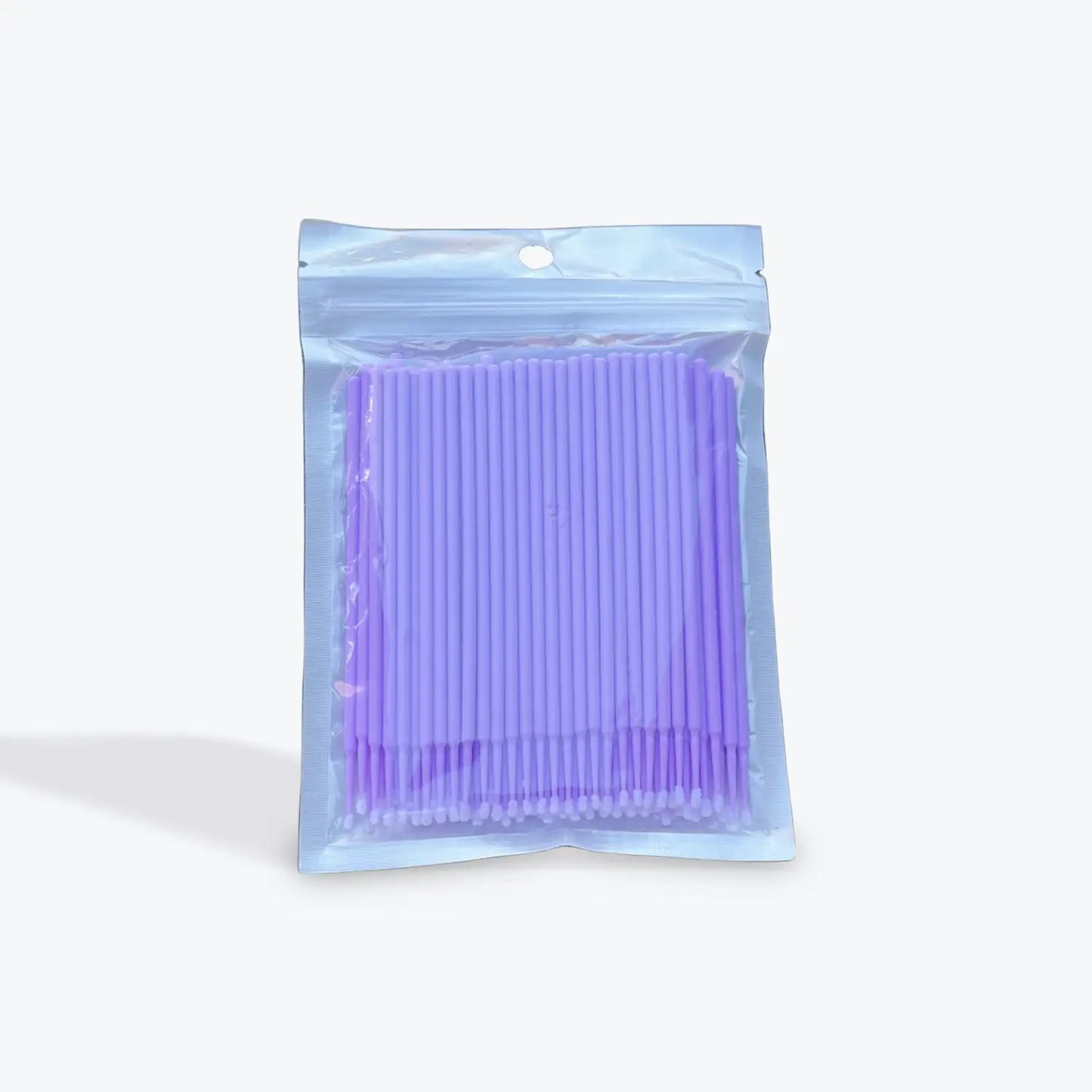 100 pc. Disposable Micro Swab | Eyelash Extension Applicator - Lavender - Lash Supplies