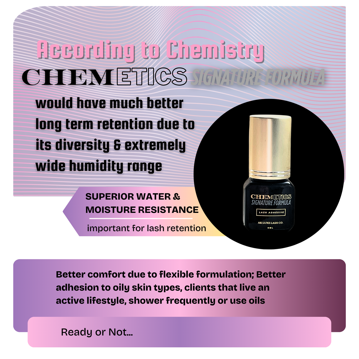 *NEW* ChemETICS Signature Formula Lash Adhesive/ Lash Glue 5mL