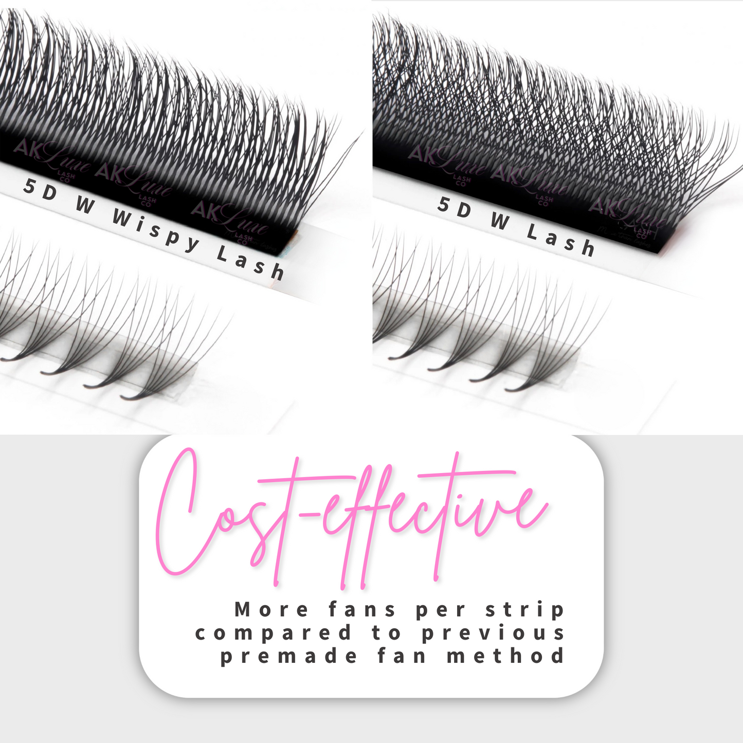 -NEW- 5D W | Wispy Fairy Lash Trays 5D W