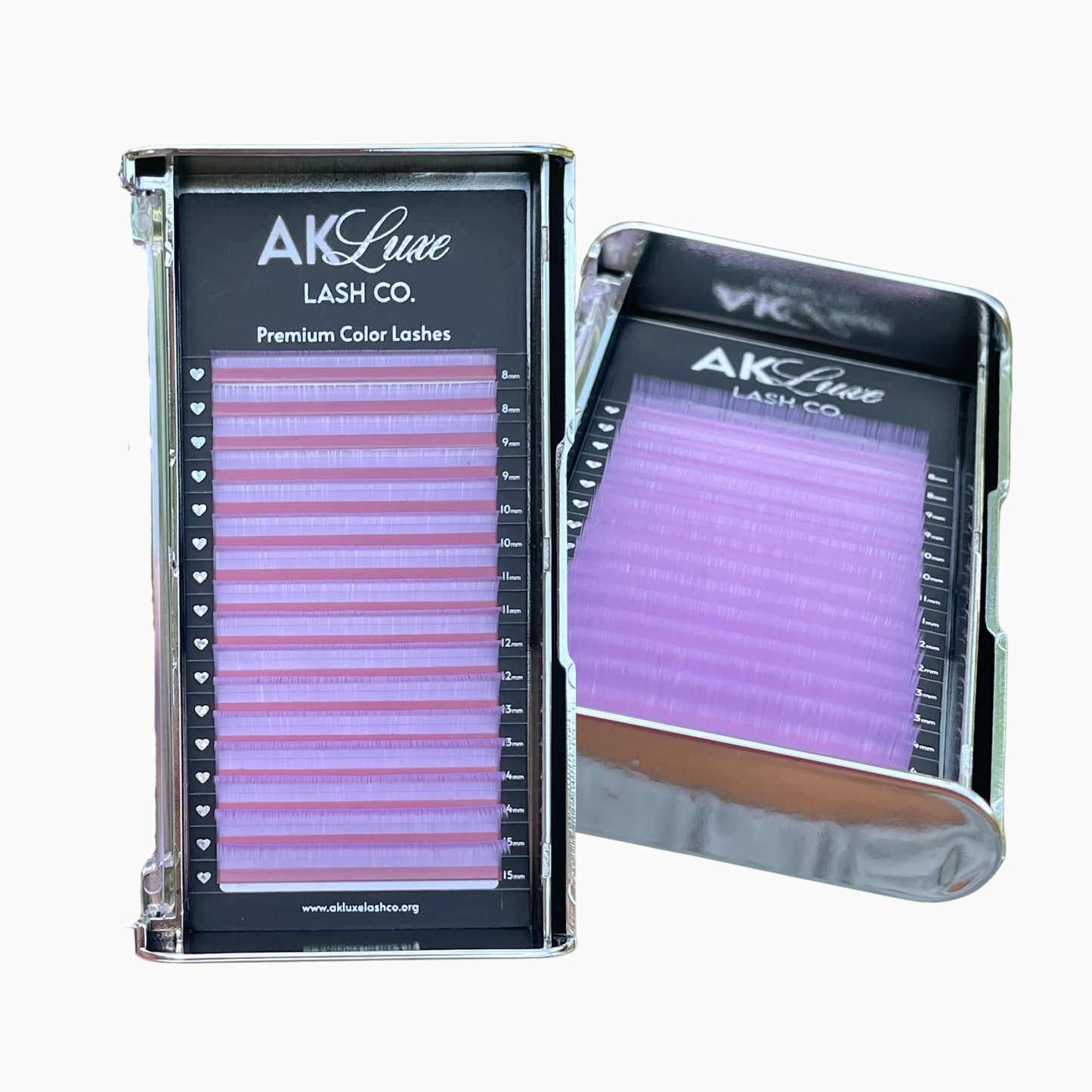 *NEW* Solid Color Lashes - 16 Rows 0.05 Mixed Lengths Tray - Light Violet