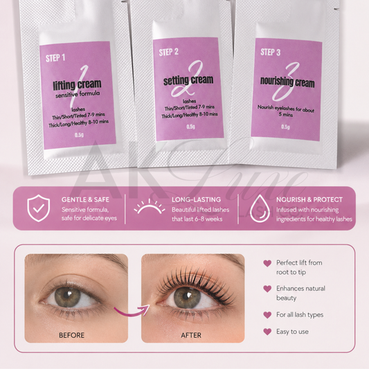 AK Lash Lift Brow Lamination Refill Packets- 10 Applications