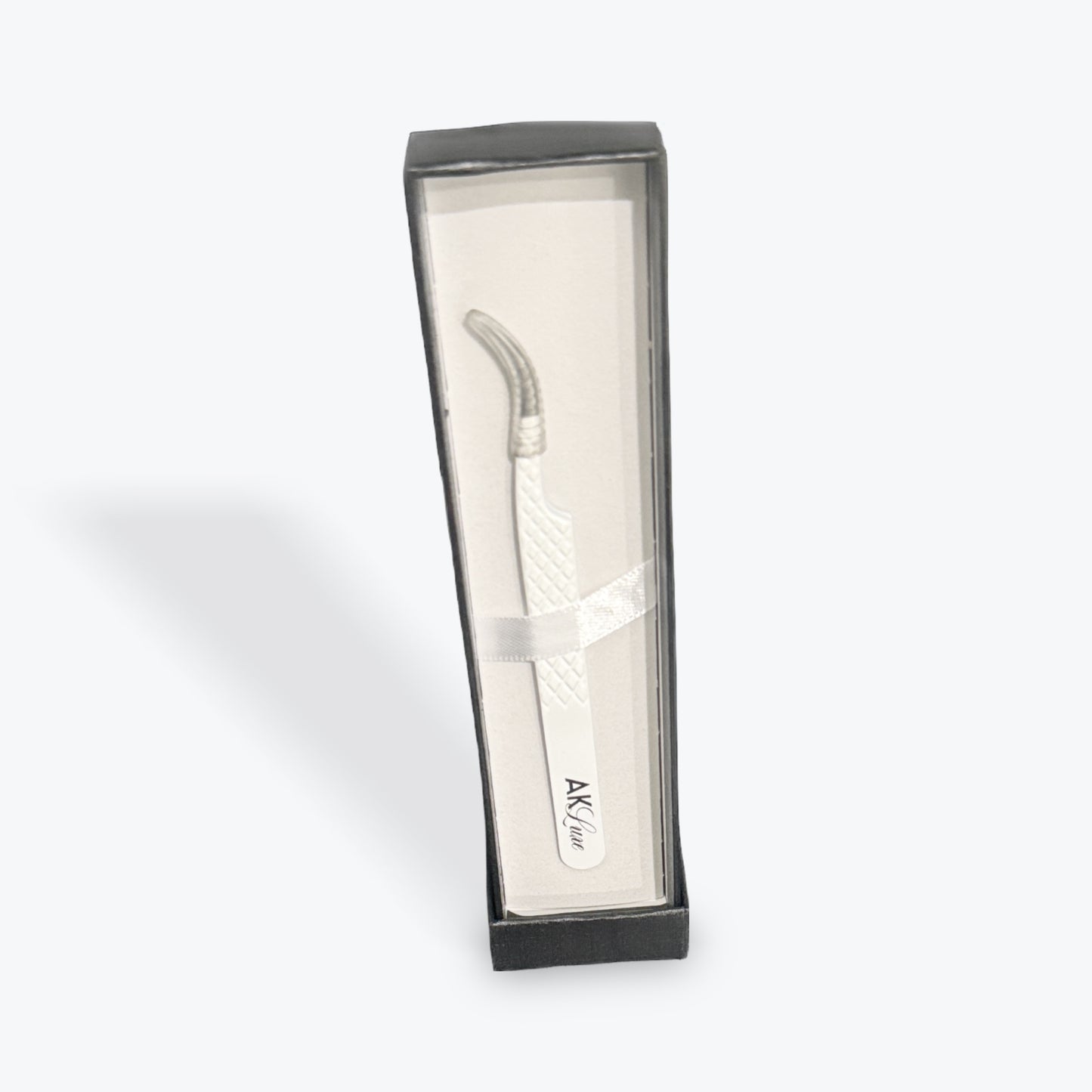 Curved Isolating Lash Tweezer | White (A-05)