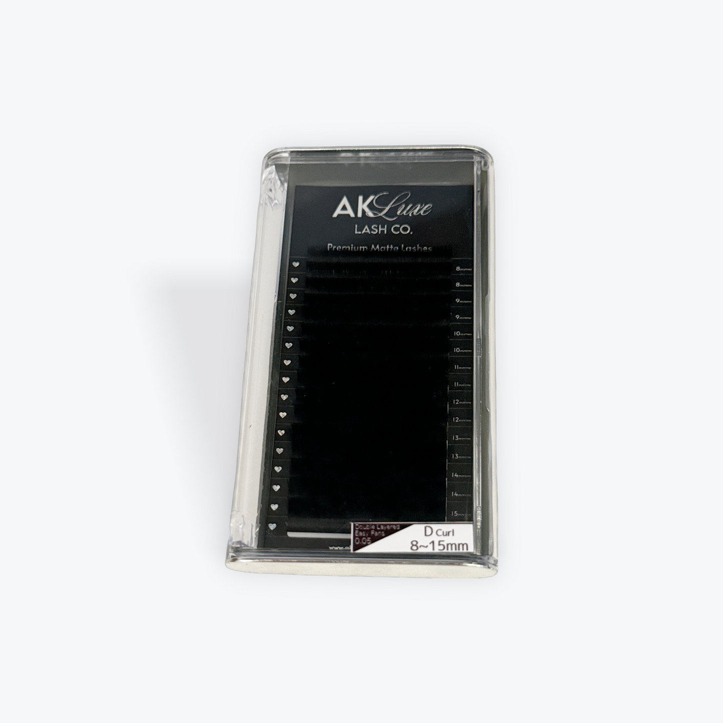 EASY FAN Double Layer D Curl 0.05 | Premium Matte Lash Tray