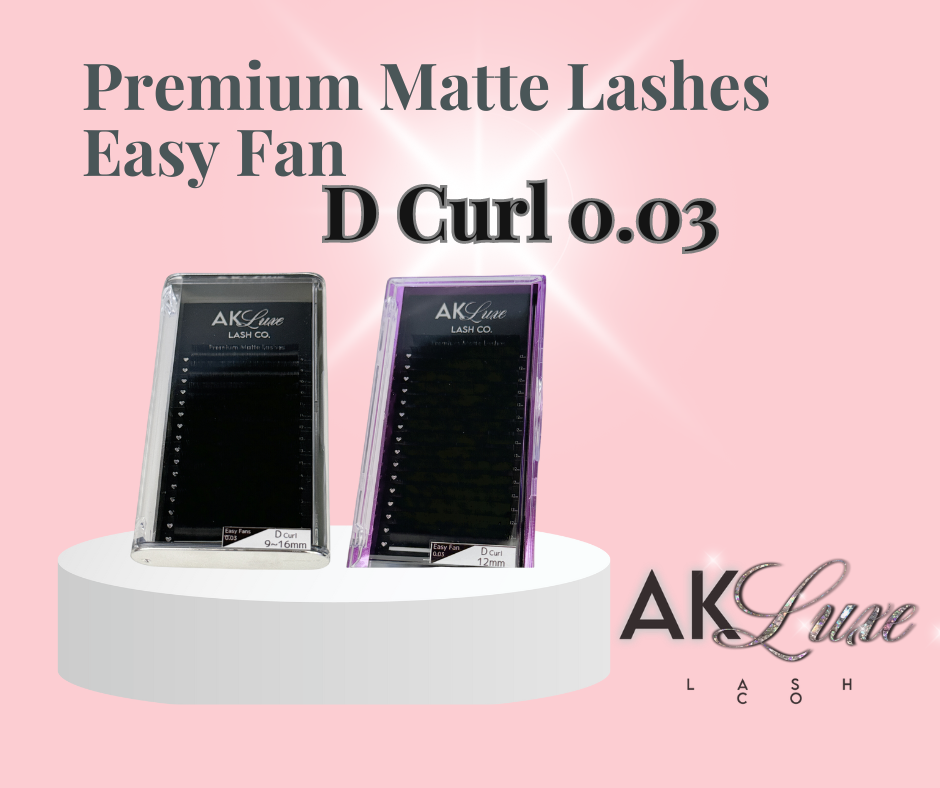 EASY FAN Lash Trays | Premium Matte Lash Tray