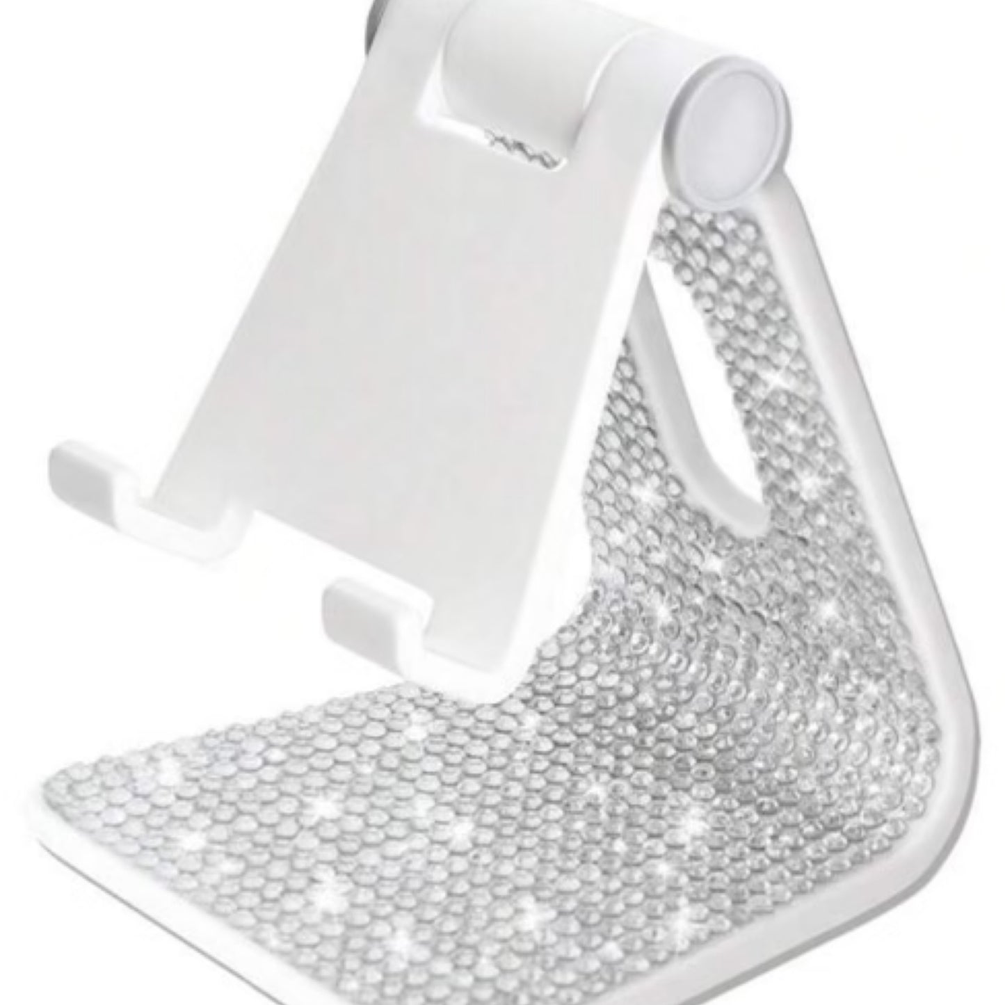 Phone holder - Dimonds -White