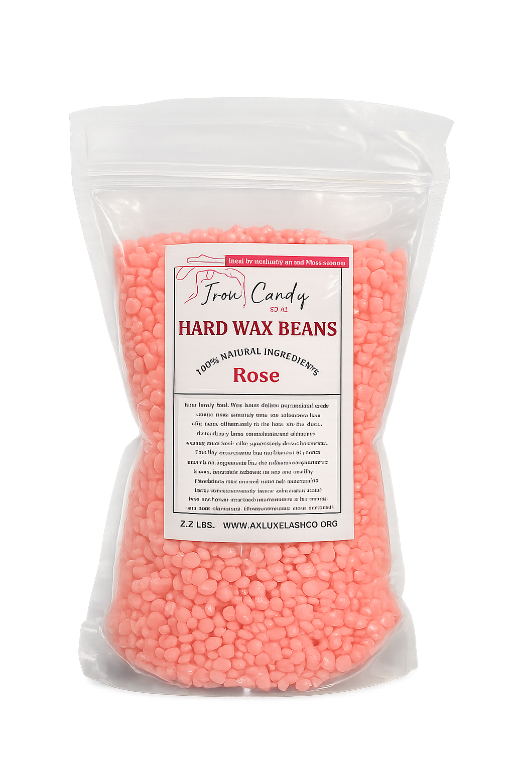 Iron Candy Hard Wax Beans 2.2 lbs | Professional Stripless Wax Beans for Body & Brazilian | Low Temperature & All Natural Formula