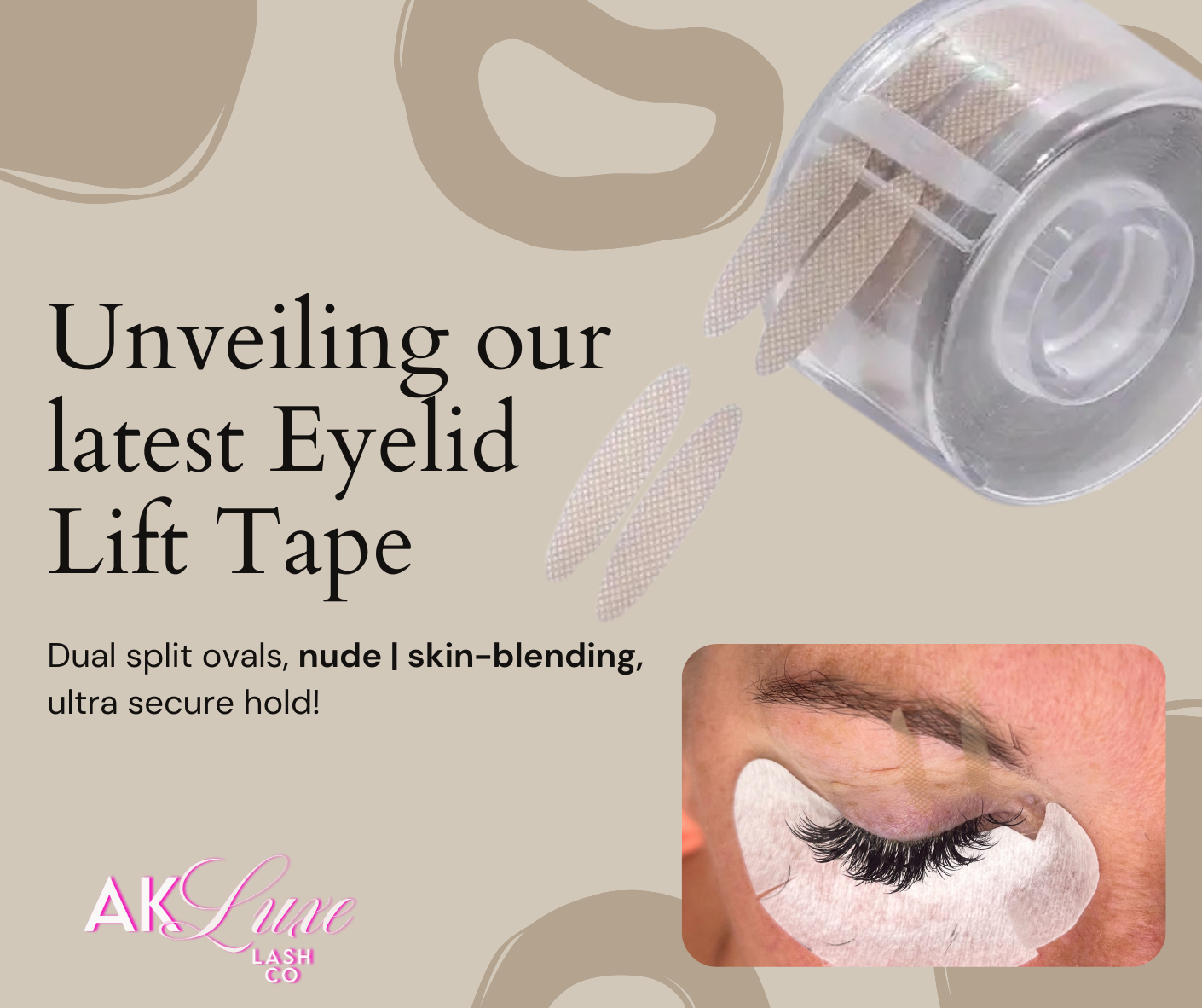 Nude- Skin Blending- Ultra Hold - Eyelid - Tape