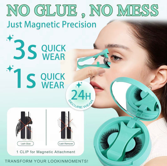 *NEW* Reusable Magnetic Lashes | No Glue, Premium Eyelashes With Applicator