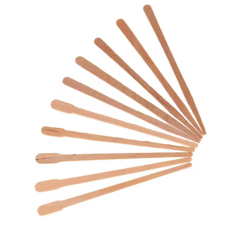 Disposable Facial Waxing Sticks (100-Pack)