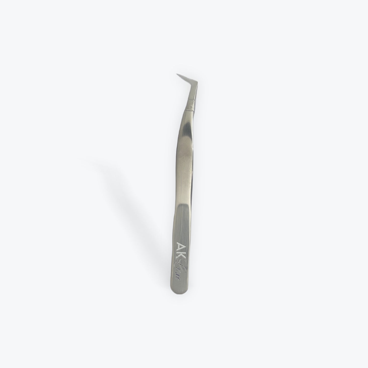 Silver Classic Eyelash Tweezers L Shape (A-01) *50% APPLIED IN CART*
