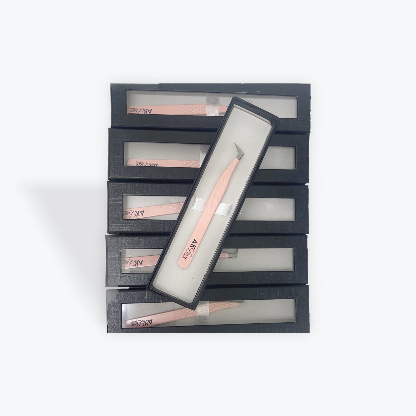 Fiber Tip Lash Tweezers/ Russian Volume Ultimate Grab(A-08)