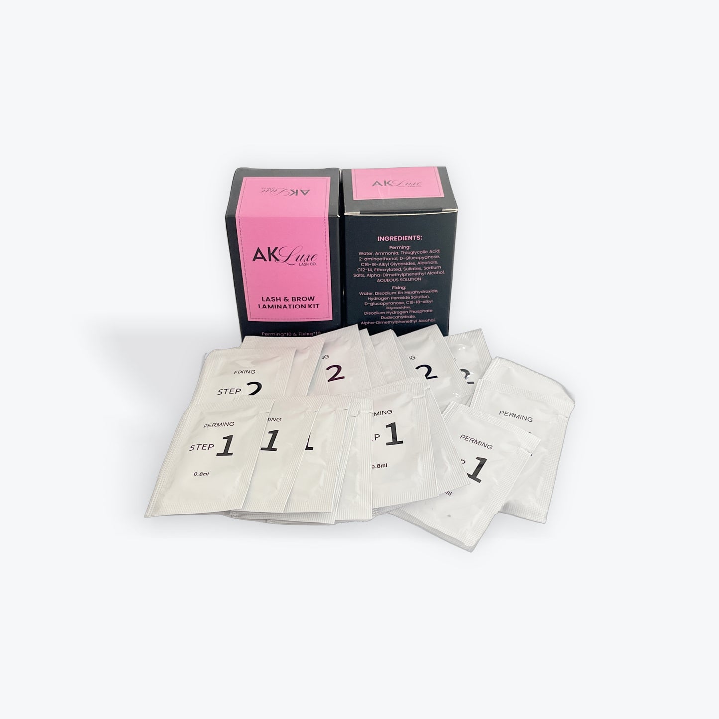 AK Lash Lift Brow Lamination Refill Packets | Single Applications *DISCOUNT APPLIED IN CART*