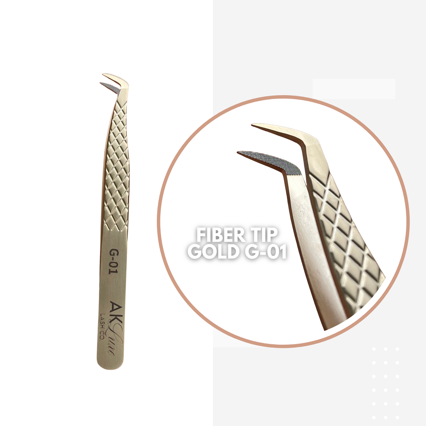 *NEW* Gold Fiber Tip Lash Tweezer Collection