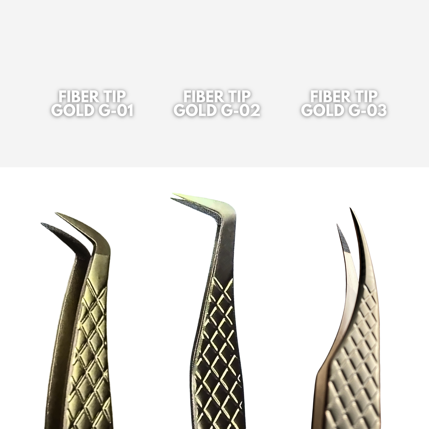 *NEW* Gold Fiber Tip Lash Tweezer Collection
