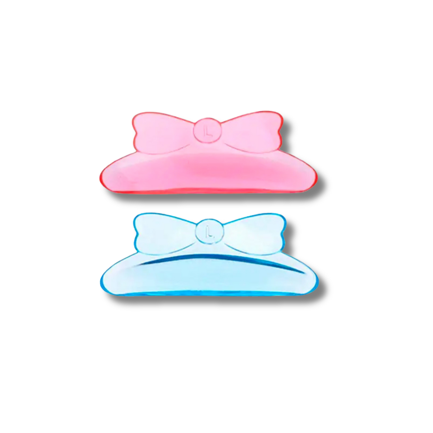 Self Adhesive Lash Lift Rods with Bow Handle – 5 Sizes (XS–XL), Pink & Blue – Reusable