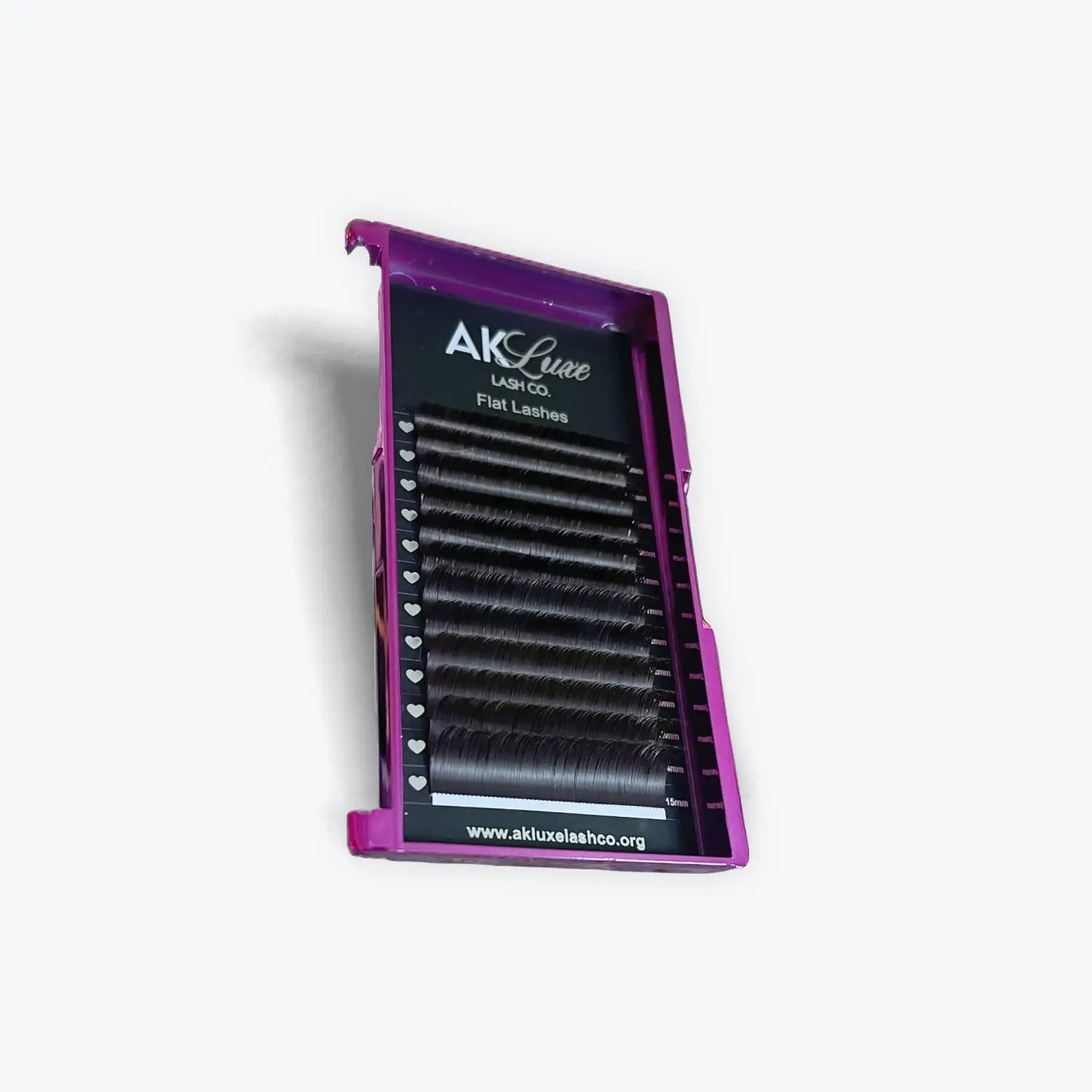 Medium Brown Eclipse Flat Lash Classic Lash Mix trays - AK Cashmere Lash Trays