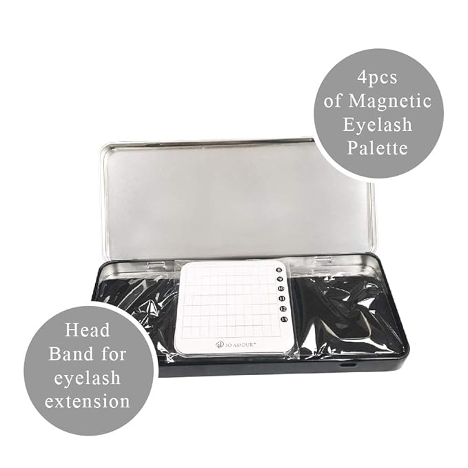 Magnetic Eyelash Palette Box For Eyelash Extension Tool Black