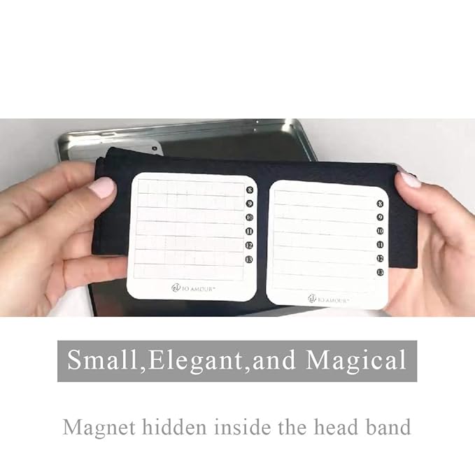 Magnetic Eyelash Palette Box For Eyelash Extension Tool Black