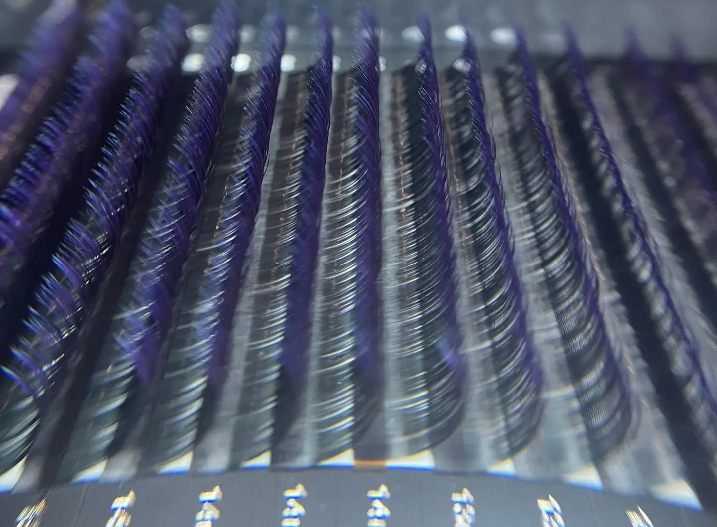 Ombrè Volume 0.05 CC 12-15mm Mixed Tray - black to purple - AK Cashmere Lash Trays