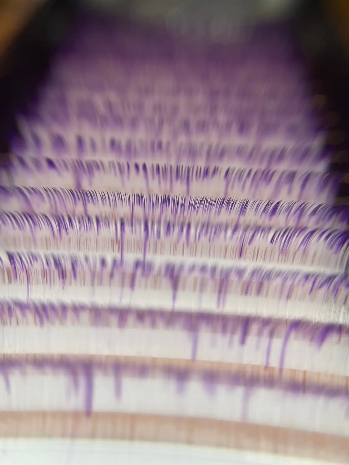 Ombrè Volume 0.05 CC 12-15mm Mixed Tray - white to purple - AK Cashmere Lash Trays