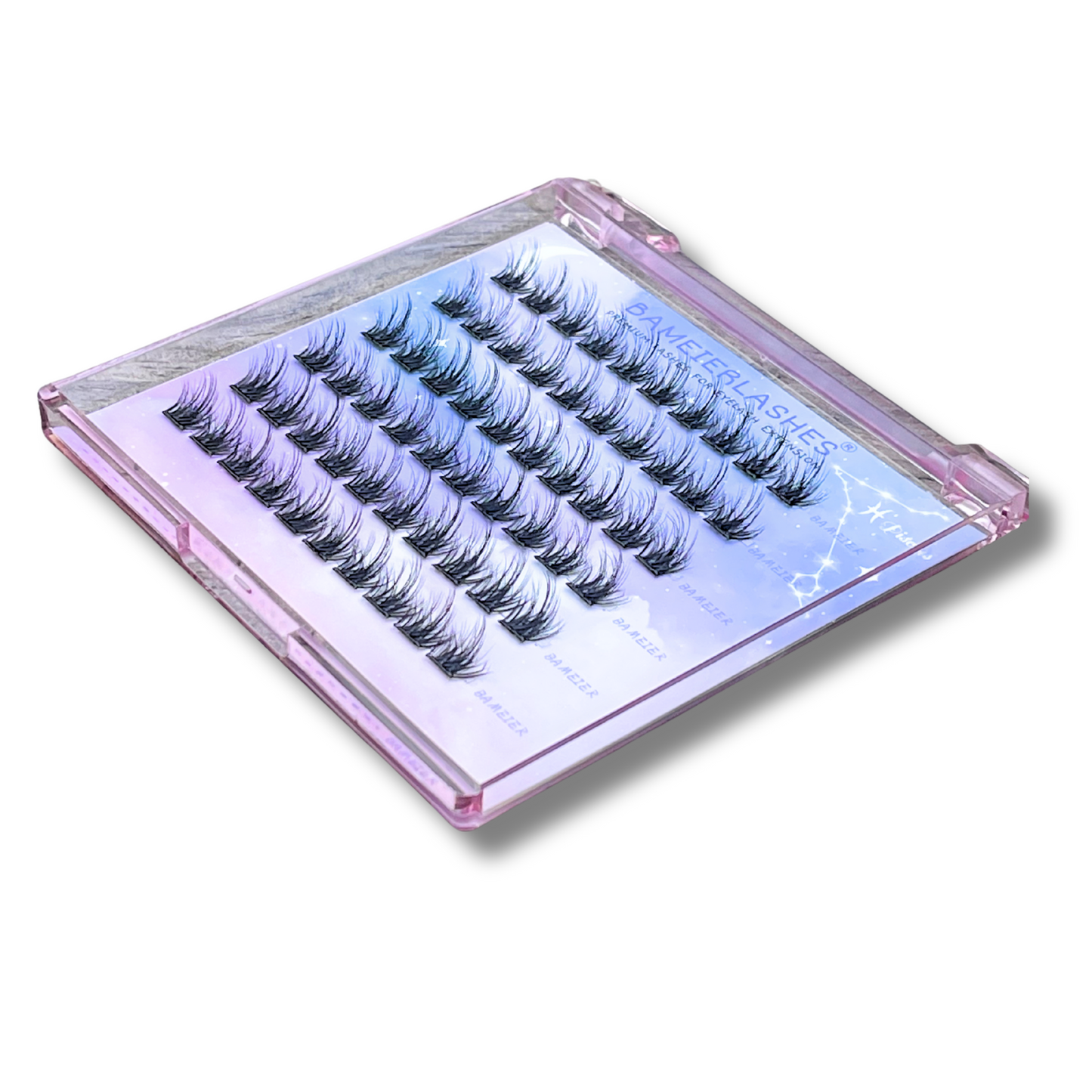 Press-On Cluster Lashes – No Glue Needed | Wispy Everyday Volume (6 Rows)