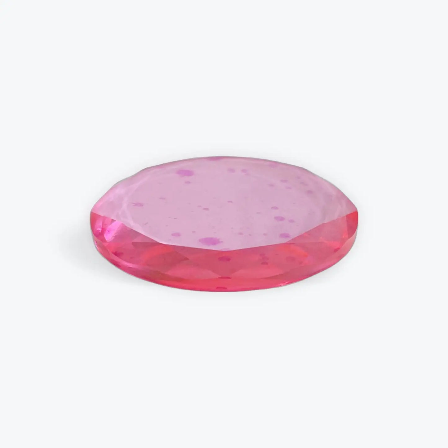 Pink Crystal Jade Stone Holder Lash Glue Adhesive Pallet