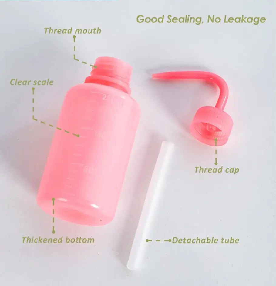 Squeeze bottle PINK 250mL Lash Wash Tattoo - Lash Supplies