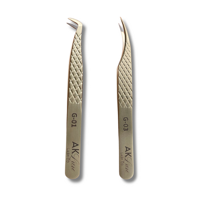*NEW* Gold Fiber Tip Lash Tweezer Collection
