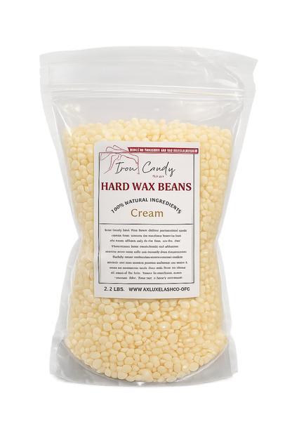 Iron Candy Hard Wax Beans 2.2 lbs | Professional Stripless Wax Beans for Body & Brazilian | Low Temperature & All Natural Formula