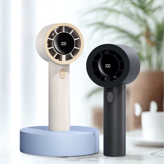 Portable Handheld Lash Fan, Turbo Powered | Adjustable Digital Display