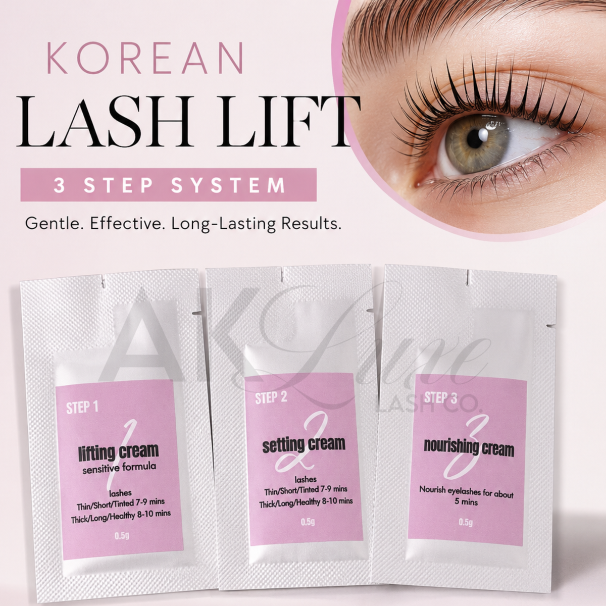 AK Lash Lift Brow Lamination Refill Packets- 10 Applications