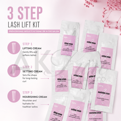 AK Lash Lift Brow Lamination Refill Packets- 10 Applications