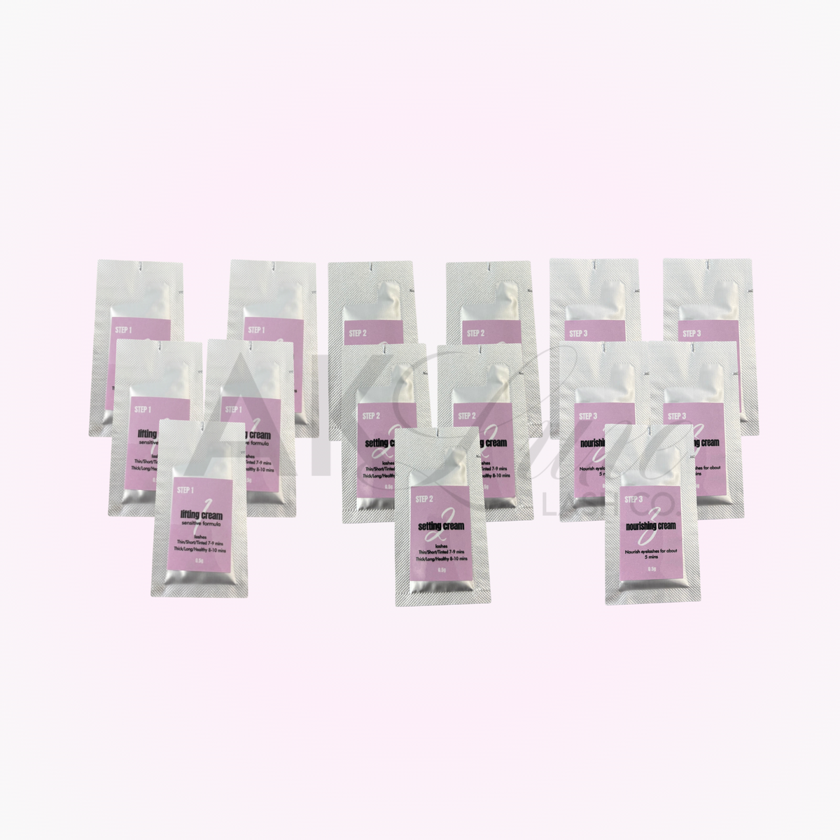 AK Lash Lift Brow Lamination Refill Packets- 10 Applications