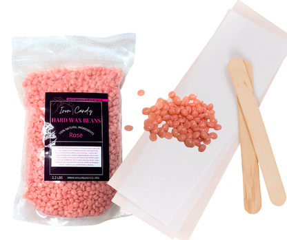 Frijoles de cera dura Iron Candy, 2,2 libras.