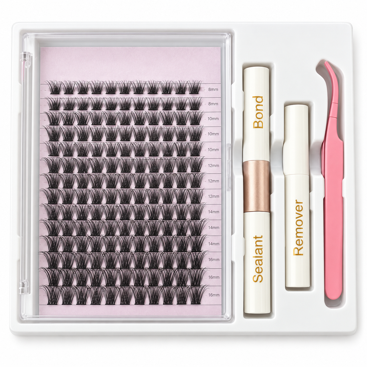 Eyelash Clusters (14 Rows)