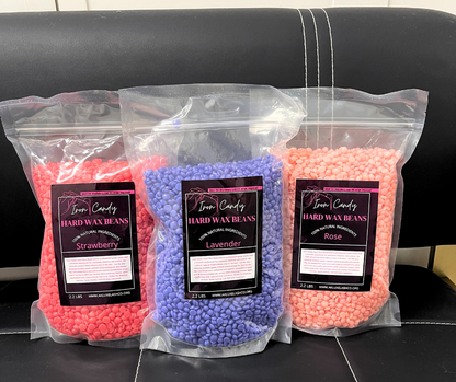 Frijoles de cera dura Iron Candy, 2,2 libras.