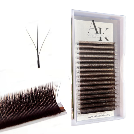 -NEW- 5D W Wispy Fairy Lash Trays | SOFT BROWN