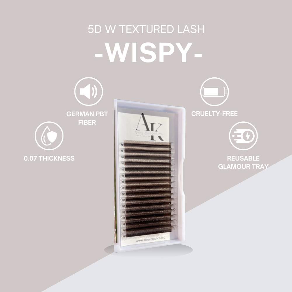 -NEW- 5D W Wispy Fairy Lash Trays | SOFT BROWN