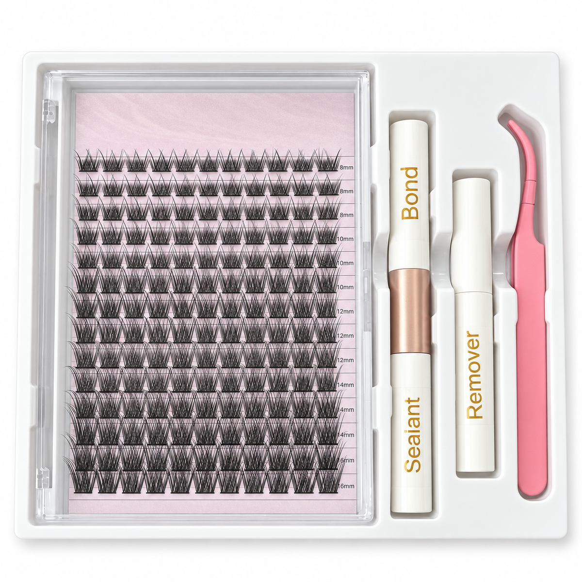 Eyelash Clusters (14 Rows)