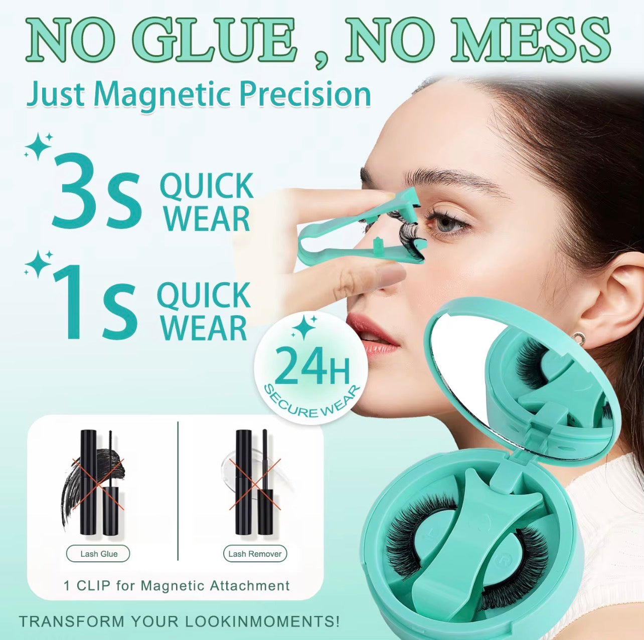 *NEW* Reusable Magnetic Lashes | No Glue, Premium Eyelashes With Applicator