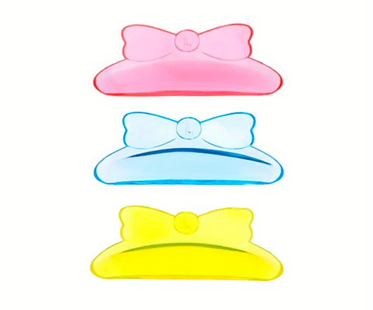 Self Adhesive Lash Lift Rods with Bow Handle – 5 Sizes (XS–XL), Pink & Blue – Reusable