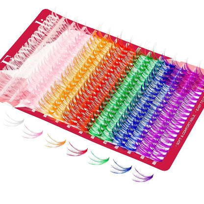 DIY Color Lash Cluster Tray 🌈