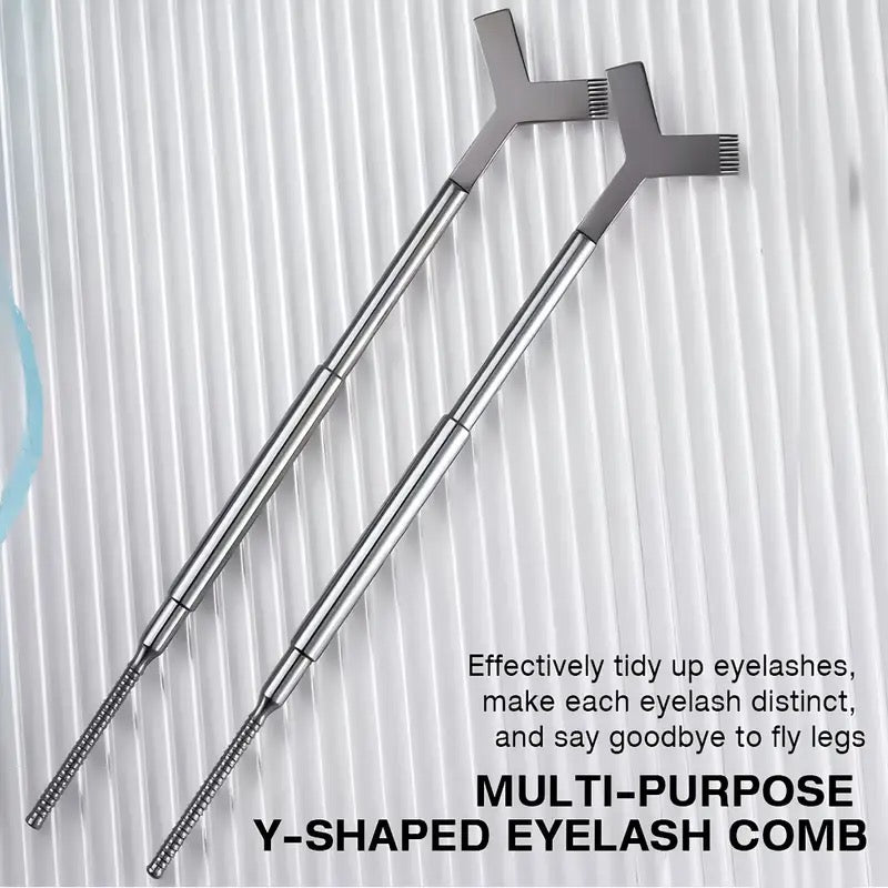 Professional Lash Lift Tool - Stainless Steel Dual-End Comb & Perming Brush | Lash & Brow Lamination Tool ✨