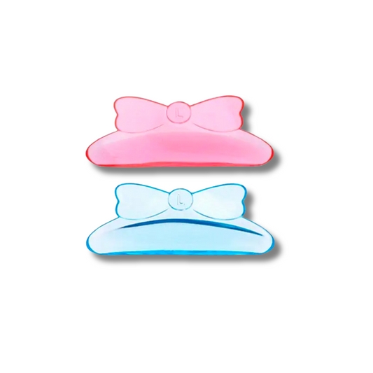 Self Adhesive Lash Lift Rods with Bow Handle – 5 Sizes (XS–XL), Pink & Blue – Reusable