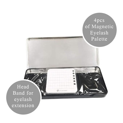 Magnetic Eyelash Palette Box For Eyelash Extension Tool Black