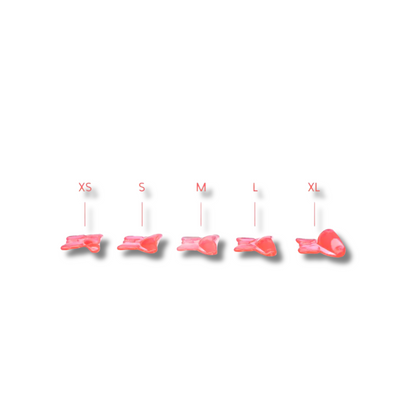 Self Adhesive Lash Lift Rods with Bow Handle – 5 Sizes (XS–XL), Pink & Blue – Reusable