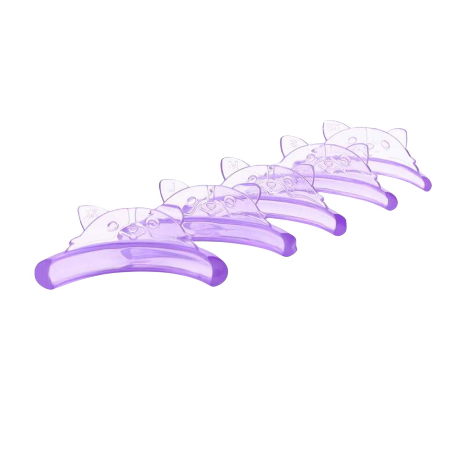 Self Adhesive Lash Lift Rods – 5 Sizes (XS–XL), Pink & Blue – Reusable